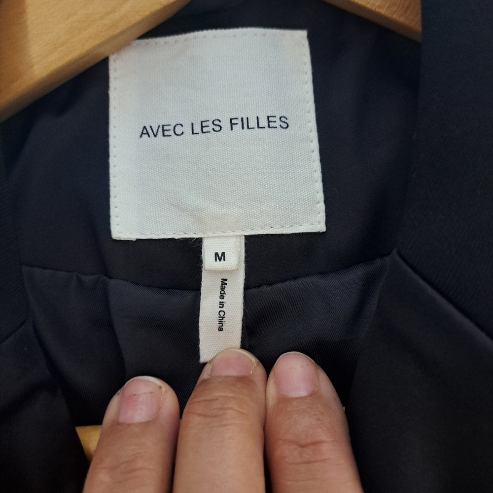 Avec Les Flilles Long Blazer Coat - Picture 3 of 9